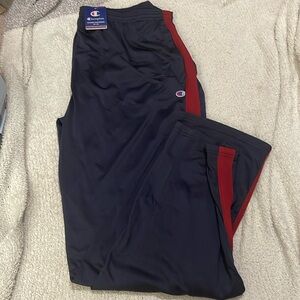 Champion Black and Red Sweatpants